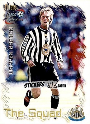 Sticker Warren Barton - Newcastle United Fans' Selection 1999 n. 16 - Futera