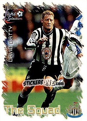 Figurina David Batty - Newcastle United Fans' Selection 1999 - Futera