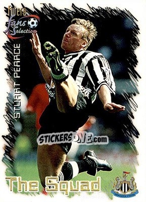 Cromo Stuart Pearce - Newcastle United Fans' Selection 1999 - Futera