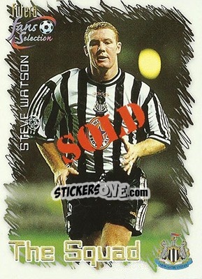 Cromo Steve Watson - Newcastle United Fans' Selection 1999 - Futera