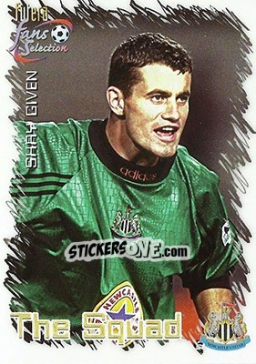 Cromo Shay Given - Newcastle United Fans' Selection 1999 - Futera