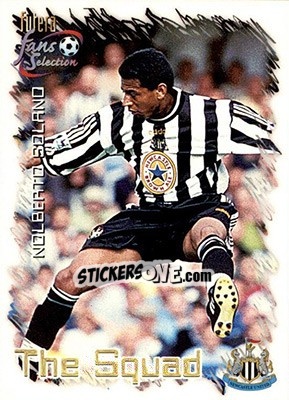 Cromo Nolberto Solano - Newcastle United Fans' Selection 1999 - Futera