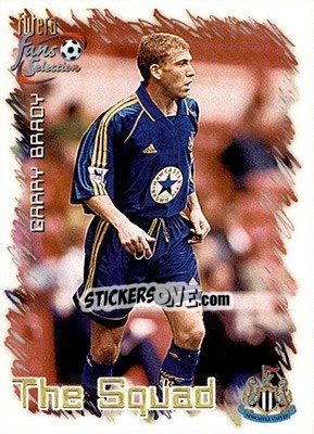 Cromo Garry Brady - Newcastle United Fans' Selection 1999 - Futera