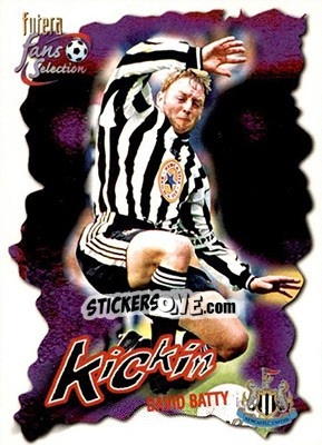Cromo David Batty - Newcastle United Fans' Selection 1999 - Futera