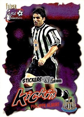 Sticker Philippe Albert - Newcastle United Fans' Selection 1999 - Futera