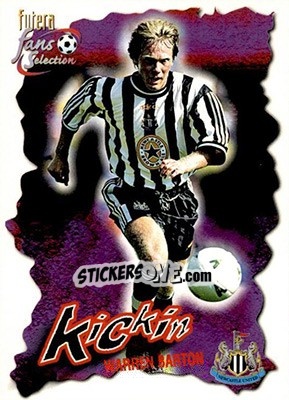 Sticker Warren Barton - Newcastle United Fans' Selection 1999 - Futera