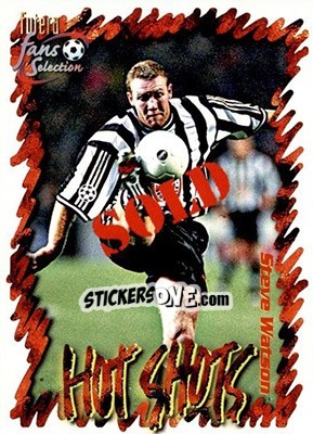 Cromo Steve Watson - Newcastle United Fans' Selection 1999 - Futera