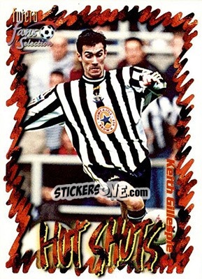 Cromo Keith Gillespie - Newcastle United Fans' Selection 1999 - Futera