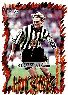 Cromo Andreas Andersson - Newcastle United Fans' Selection 1999 - Futera