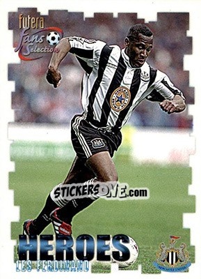 Sticker Led Ferdinand - Newcastle United Fans' Selection 1999 - Futera