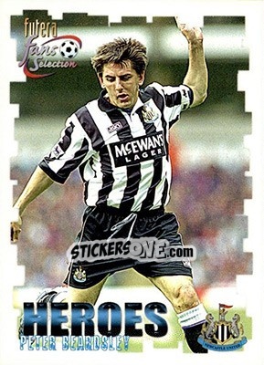 Sticker Peter Beardsley - Newcastle United Fans' Selection 1999 - Futera