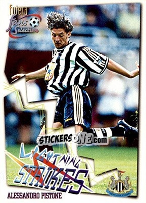 Figurina Alessandro Pistone - Newcastle United Fans' Selection 1999 - Futera