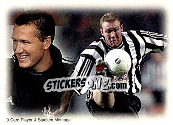 Figurina Montage (puzzle 1) - Newcastle United Fans' Selection 1999 - Futera