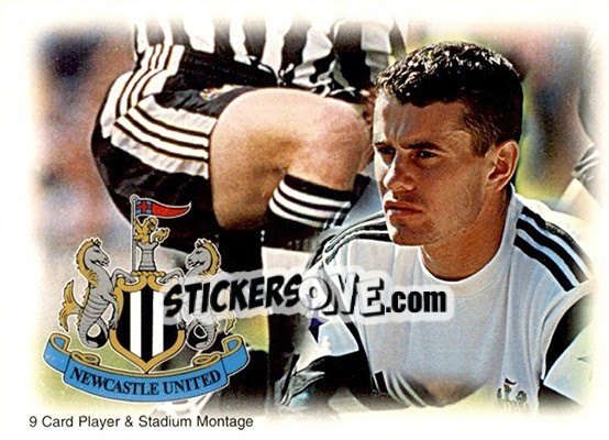 Figurina Montage (puzzle 9) - Newcastle United Fans' Selection 1999 n. 81 - Futera
