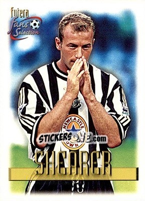 Cromo Alan Shearer - Newcastle United Fans' Selection 1999 - Futera