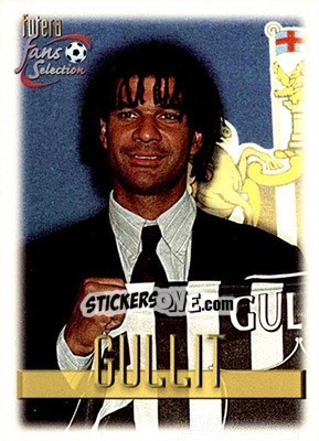 Sticker Ruud Gullit - Newcastle United Fans' Selection 1999 - Futera