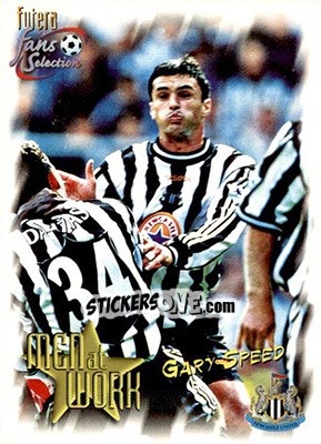 Cromo Gary Speed - Newcastle United Fans' Selection 1999 - Futera
