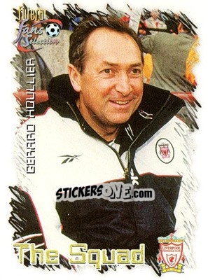 Cromo Gerard Houllier - Liverpool Fans' Selection 1999 n. 10 - Futera