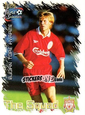 Sticker Bjorn Tore Kvarme - Liverpool Fans' Selection 1999 - Futera