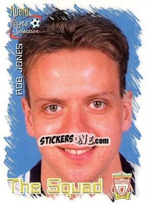 Cromo Rob Jones - Liverpool Fans' Selection 1999 - Futera