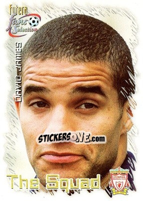Sticker David James - Liverpool Fans' Selection 1999 - Futera