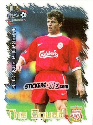 Sticker Stig Inge Bjornebye - Liverpool Fans' Selection 1999 - Futera