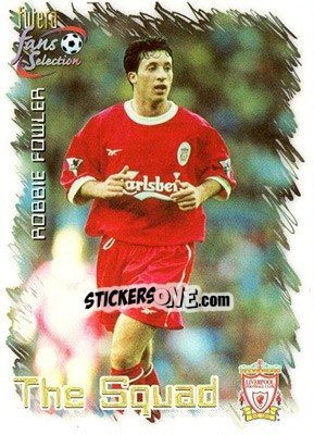 Sticker Robbie Fowler - Liverpool Fans' Selection 1999 - Futera