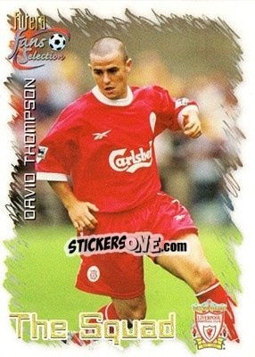Sticker David Thompson - Liverpool Fans' Selection 1999 - Futera
