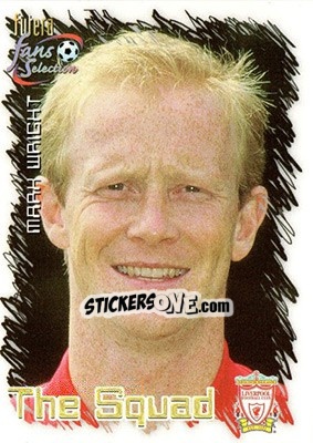 Sticker Mark Wright - Liverpool Fans' Selection 1999 - Futera