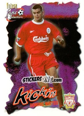 Cromo Dominic Matteo - Liverpool Fans' Selection 1999 - Futera