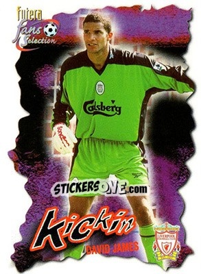 Sticker David James - Liverpool Fans' Selection 1999 n. 43 - Futera