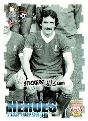 Sticker Terry McDermott - Liverpool Fans' Selection 1999 - Futera