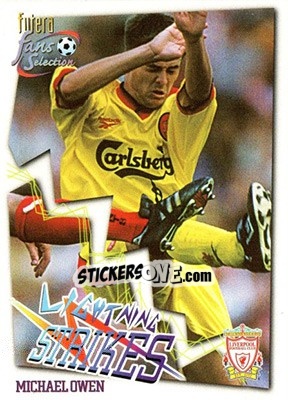 Sticker Michael Owen - Liverpool Fans' Selection 1999 - Futera