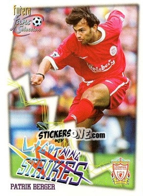 Cromo Patrik Berger - Liverpool Fans' Selection 1999 - Futera