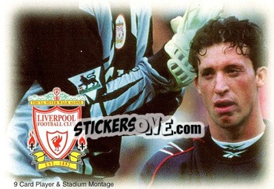 Cromo Montage (puzzle 9) - Liverpool Fans' Selection 1999 n. 81 - Futera