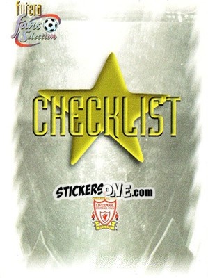 Sticker Checklist - Liverpool Fans' Selection 1999 n. 99 - Futera