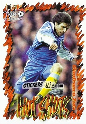 Cromo Gianfranco Zola - Chelsea Fans' Selection 1999 - Futera