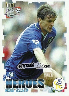 Sticker Mark Hughes - Chelsea Fans' Selection 1999 - Futera