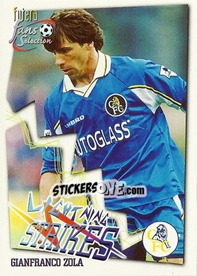 Figurina Gianfranco Zola - Chelsea Fans' Selection 1999 - Futera