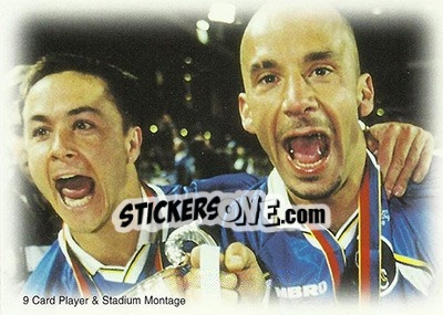 Sticker Montage (puzzle 4) - Chelsea Fans' Selection 1999 n. 76 - Futera