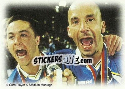 Sticker Montage (puzzle 4) - Chelsea Fans' Selection 1999 - Futera