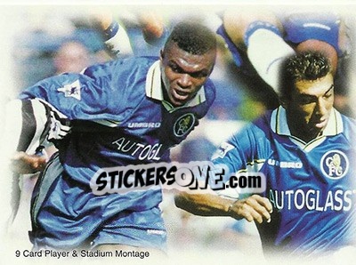Sticker Montage (puzzle 8) - Chelsea Fans' Selection 1999 n. 80 - Futera