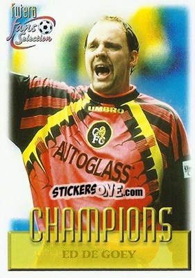 Cromo Ed De Goey - Chelsea Fans' Selection 1999 - Futera