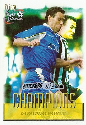 Sticker Gustavo Poyet - Chelsea Fans' Selection 1999 - Futera