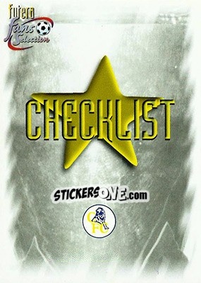 Sticker Checklist