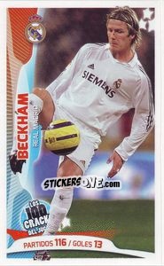 Sticker Beckham - Los 100 Cracks del Jugon 2005-2014 n. 13 - Panini
