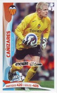 Sticker Cañizares - Los 100 Cracks del Jugon 2005-2014 n. 17 - Panini