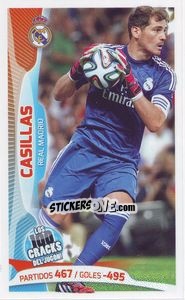 Sticker Casillas - Los 100 Cracks del Jugon 2005-2014 n. 18 - Panini