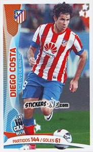 Sticker Diego Costa - Los 100 Cracks del Jugon 2005-2014 - Panini
