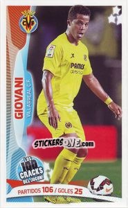 Sticker Giovani Dos Santos - Los 100 Cracks del Jugon 2005-2014 n. 34 - Panini